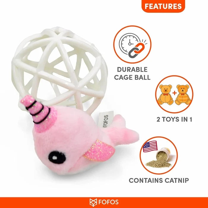 Fofos BarkButler Unicorn in A Cage Ball