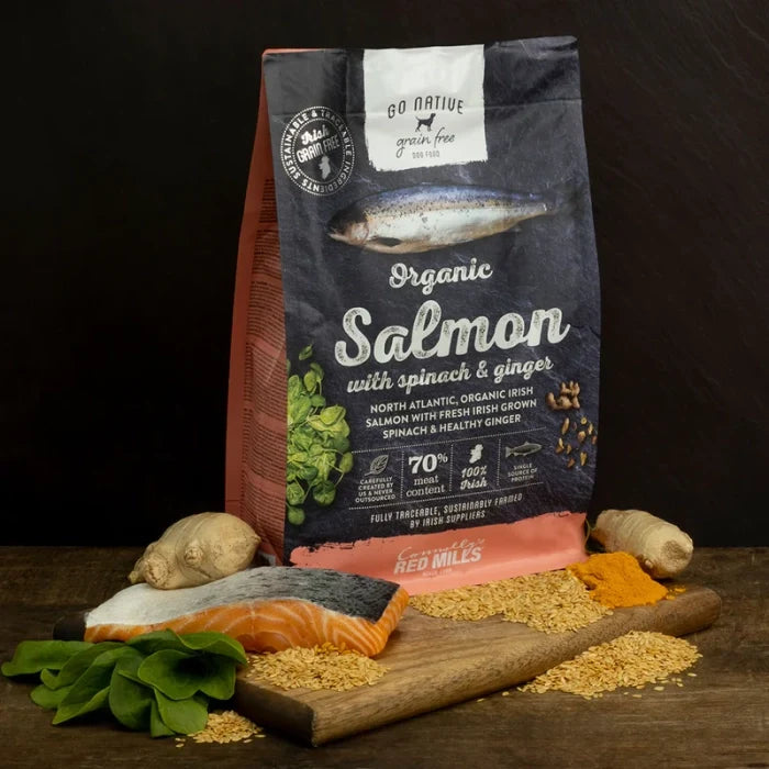 Go Native Salmon with Spinach & Ginger Dog Dry Food