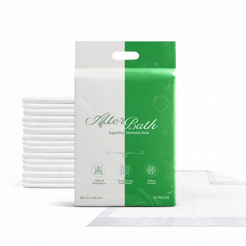 Afterbath SuperDry Training Pads for Dogs and Cats