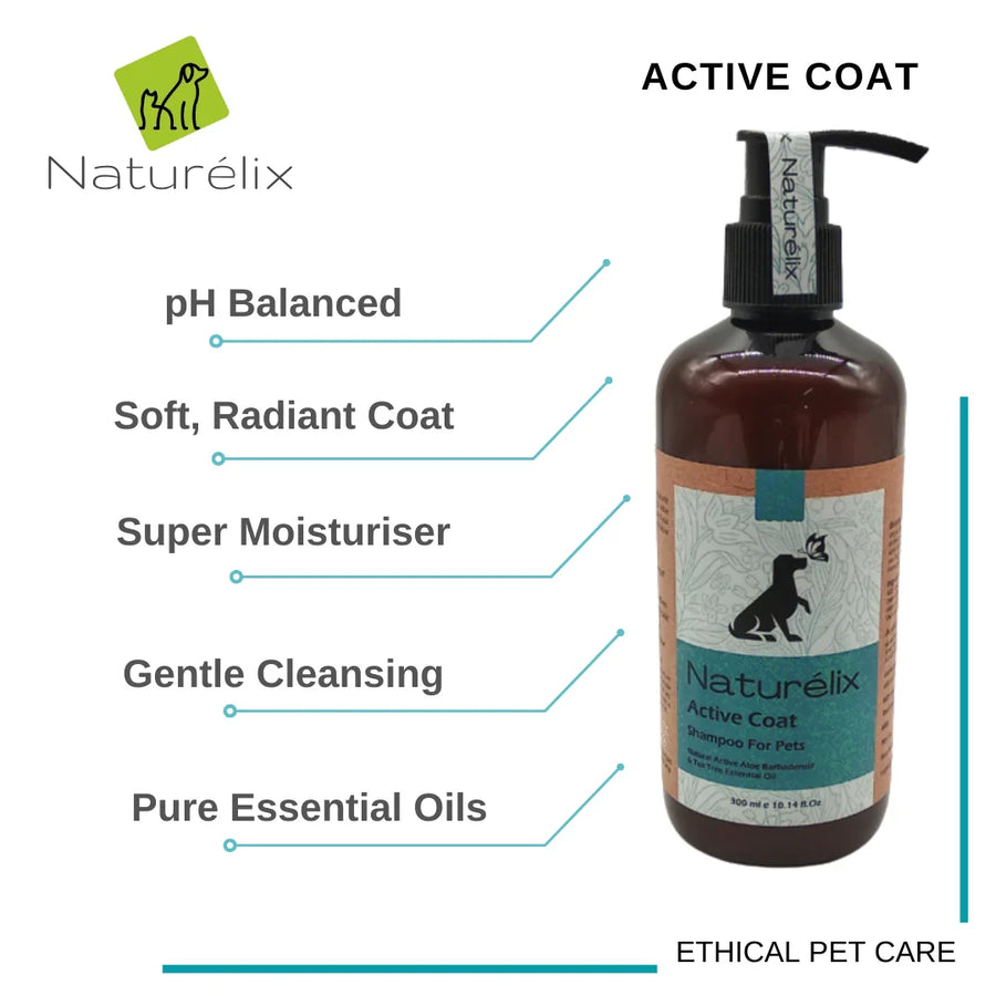 Naturelix Active Coat Dog Shampoo