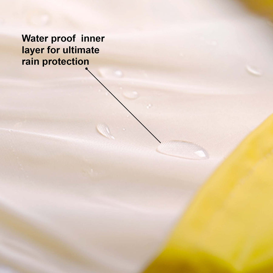 Pets Way Mustard Mistiq Raincoat for Dogs