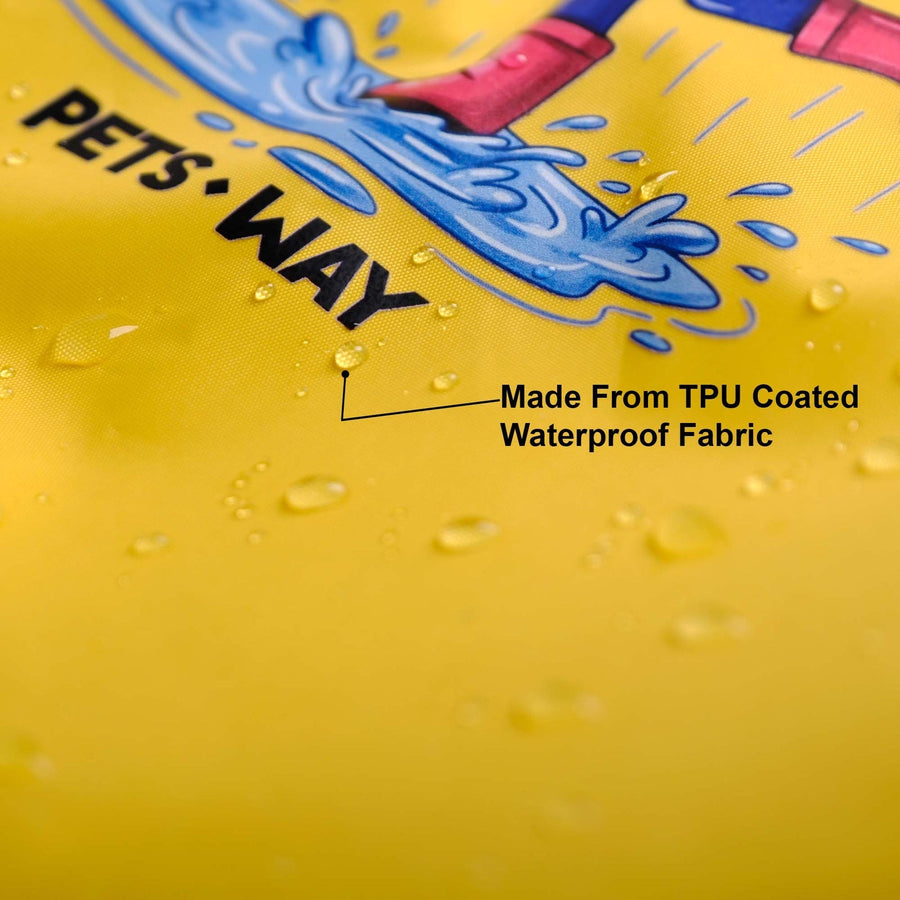 Pets Way Mustard Mistiq Raincoat for Dogs
