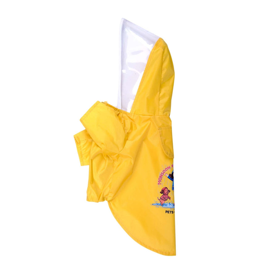 Pets Way Mustard Mistiq Raincoat for Dogs