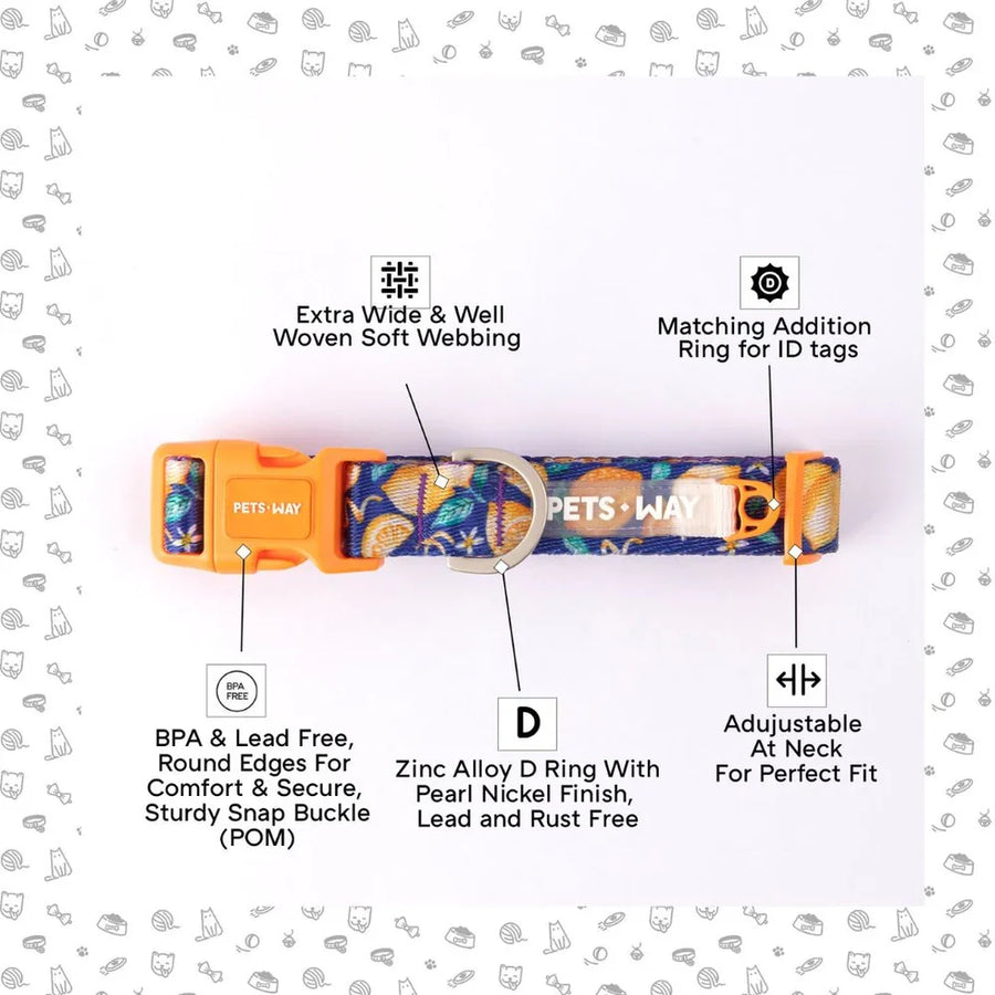 Pets Way Printed Collar For Dogs