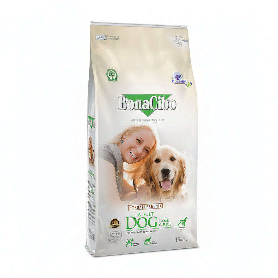 Bonacibo Lamb & Rice Adult Dog Dry Food