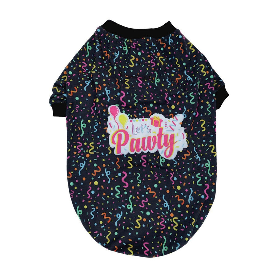 Pets Way Black Birthday T-Shirt for Dogs