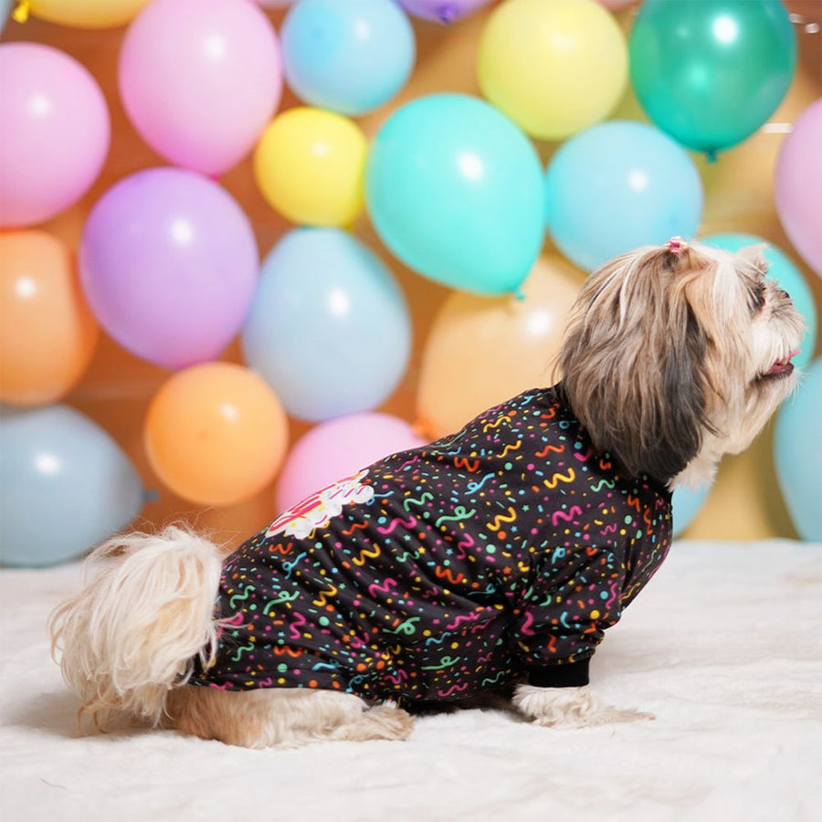 Pets Way Black Birthday T-Shirt for Dogs