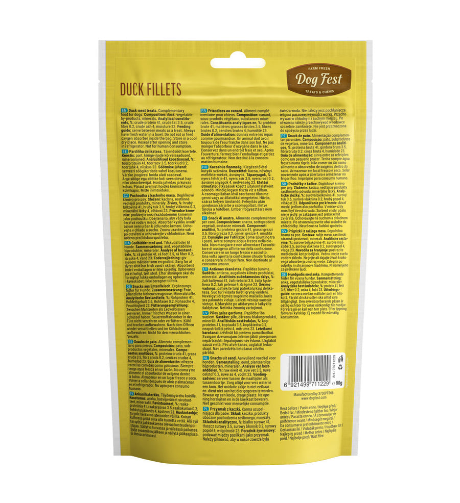 Dog Fest Duck Fillets Dogs Treat