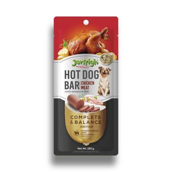 JerHigh Hotdog Bar Dog Treat - Chicken