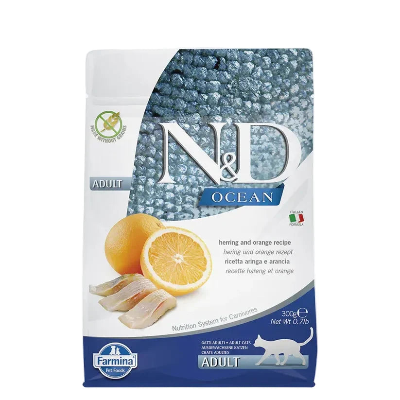 N&D Herring and Orange Ocean Adult Cat Dry Food