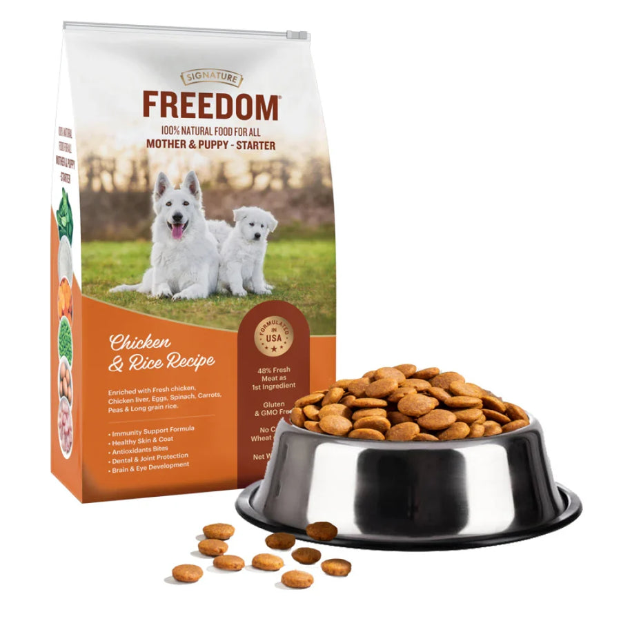 Signature Freedom Chicken & Rice Starter Mother & Puppy Dry Food