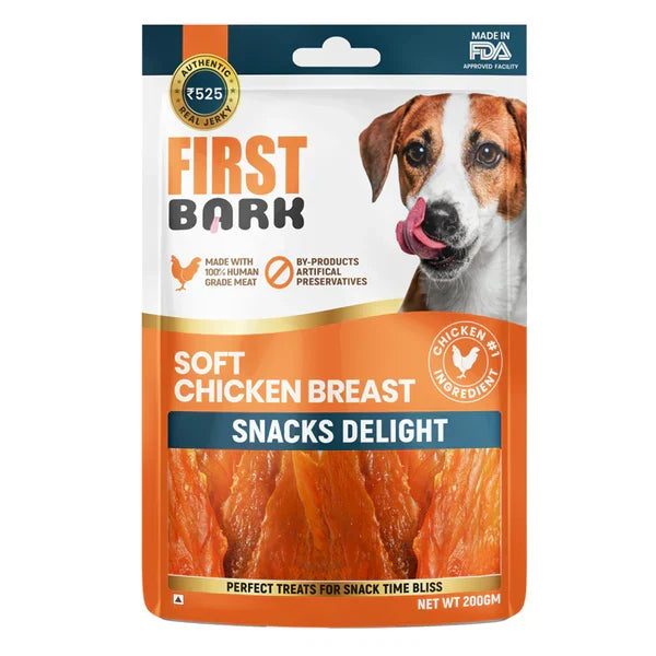 First Bark Chicken Slice with Cheese Dog Treats