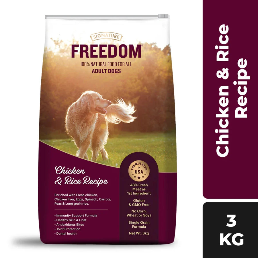 Signature Freedom Chicken & Rice Adult Dog Dry Food