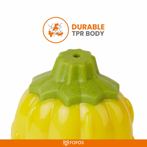 Fofos Giggling Vegi Bites Squeaky Chew Toy for Dogs