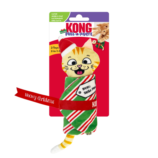 Kong Pull A Partz Present Toy for Cats