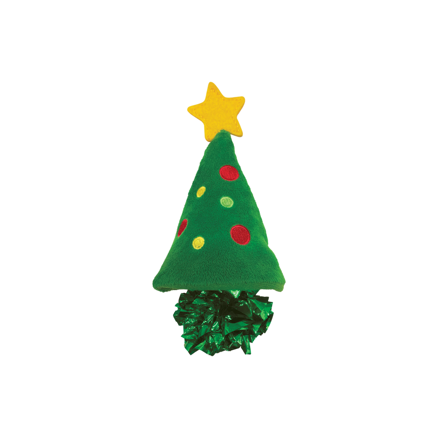 Kong Holiday Crackles Chrismaas Tree Cat Toy