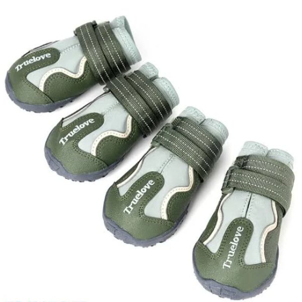 True Love Water Resistance Dog Shoes With TPR Sole - Algiers Blue / Lavender