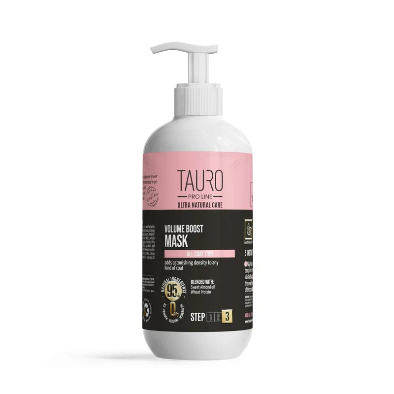Tauro Pro Line Ultra Natural Care Volume Boost Mask for Dogs and Cats Coat
