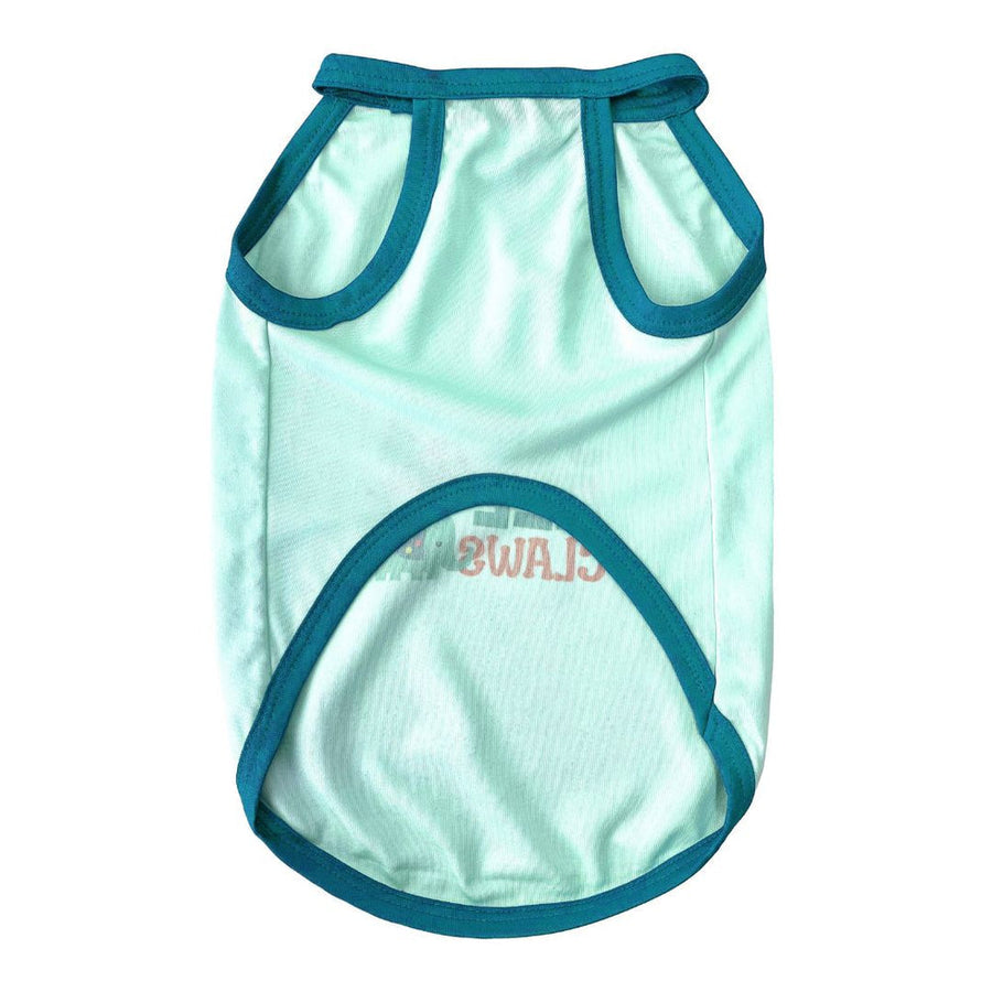 Pets Way Solid Cyan Jungle claws Vest for Dogs