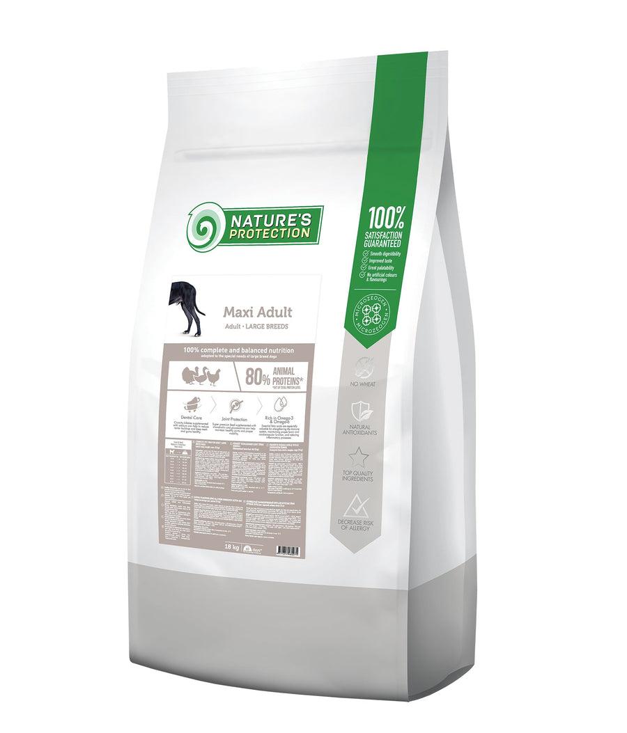 Nature’s Protection Maxi Adult Large Breed Dogs with Poultry Dog Dry Food
