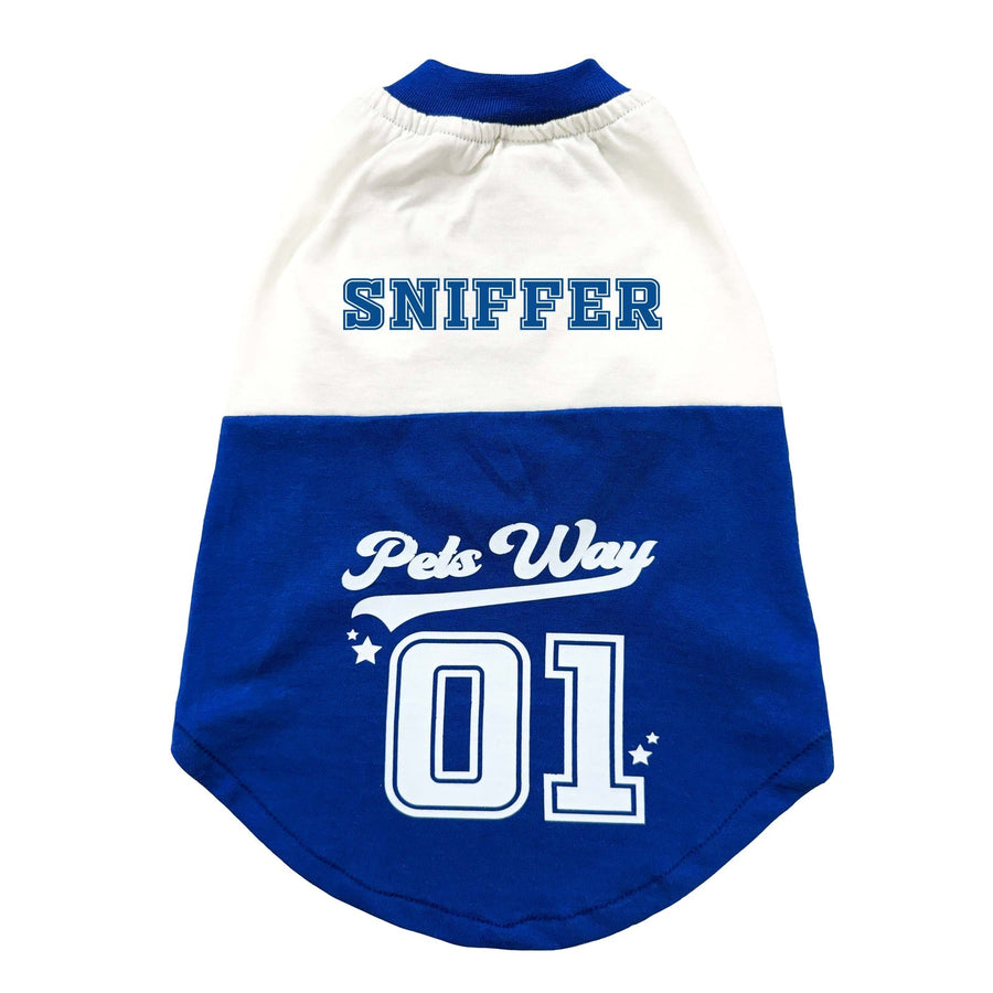 Pets Way Blue Barkball Sniffer T-Shirt for Dogs