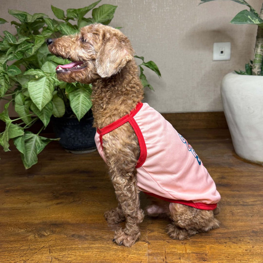 Pets Way Solid Flamingo Stay cool Vest for Dogs
