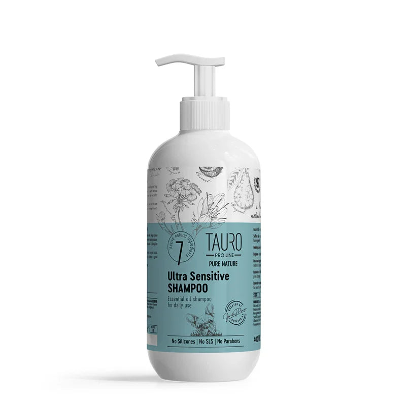 Tauro Pro Line Pure Nature Ultra Sensitive Coat Shampoo for Dogs and Cats