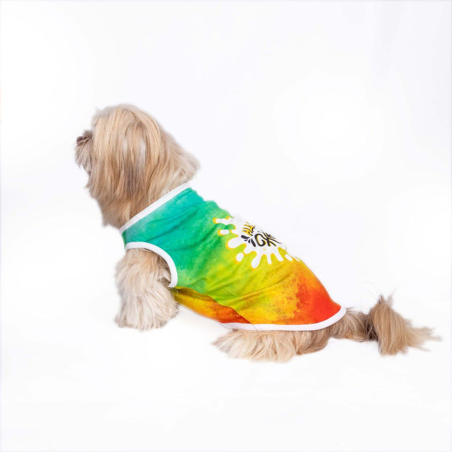 Pets Way Tie & Dye Holi T-Shirt for Dogs