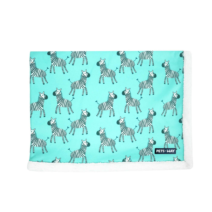 Pets Way Zebra Pet Blanket for Dogs