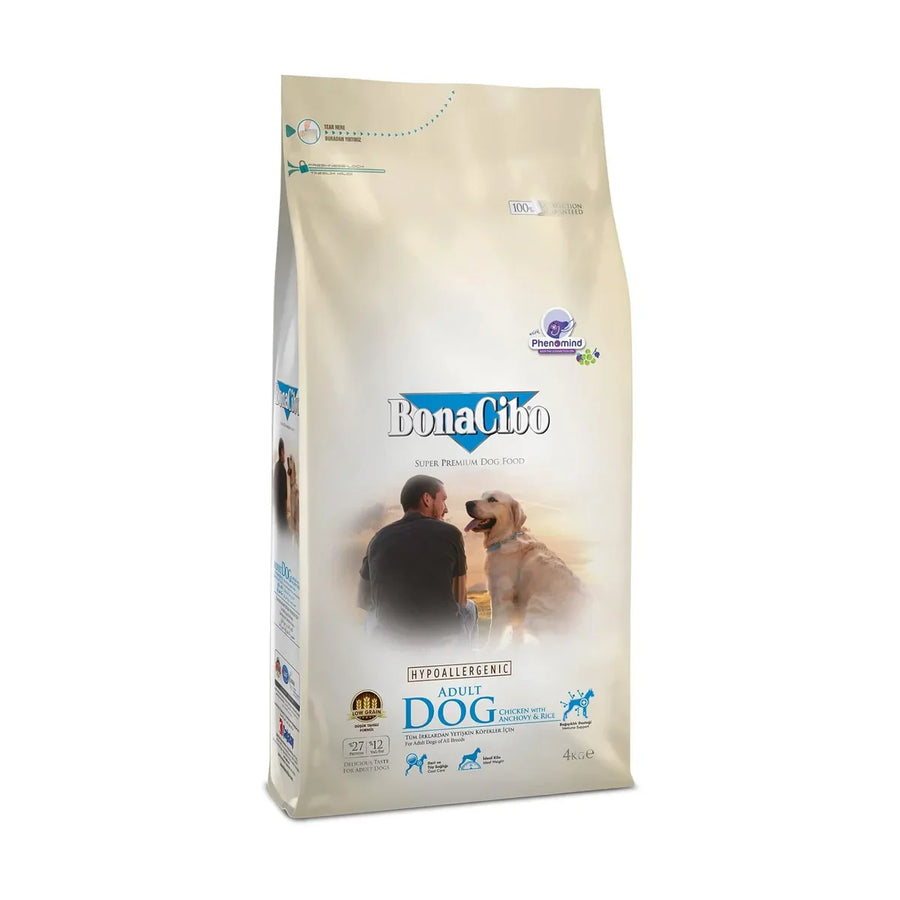 BonaCibo Adult Dog Chicken With Anchovy and Rice