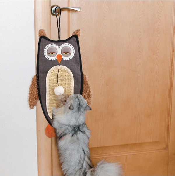 GiGwi Cat Scratcher with Catnip Alligator Toy for Cats
