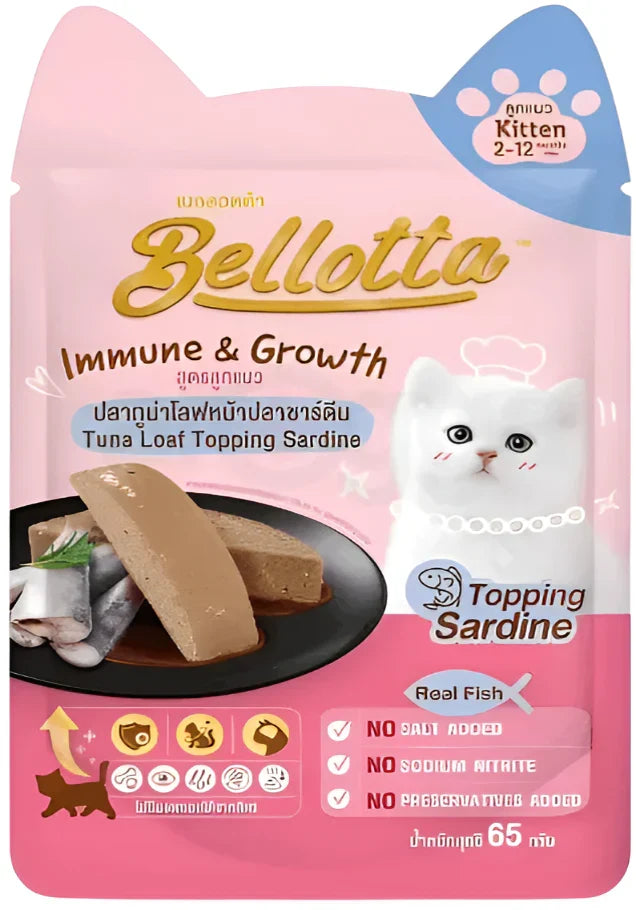 Bellotta Kitten Tuna Loaf Topping Cat Wet Food