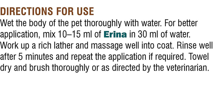 Himalaya Erina Dogs & Cats Coat Cleanser