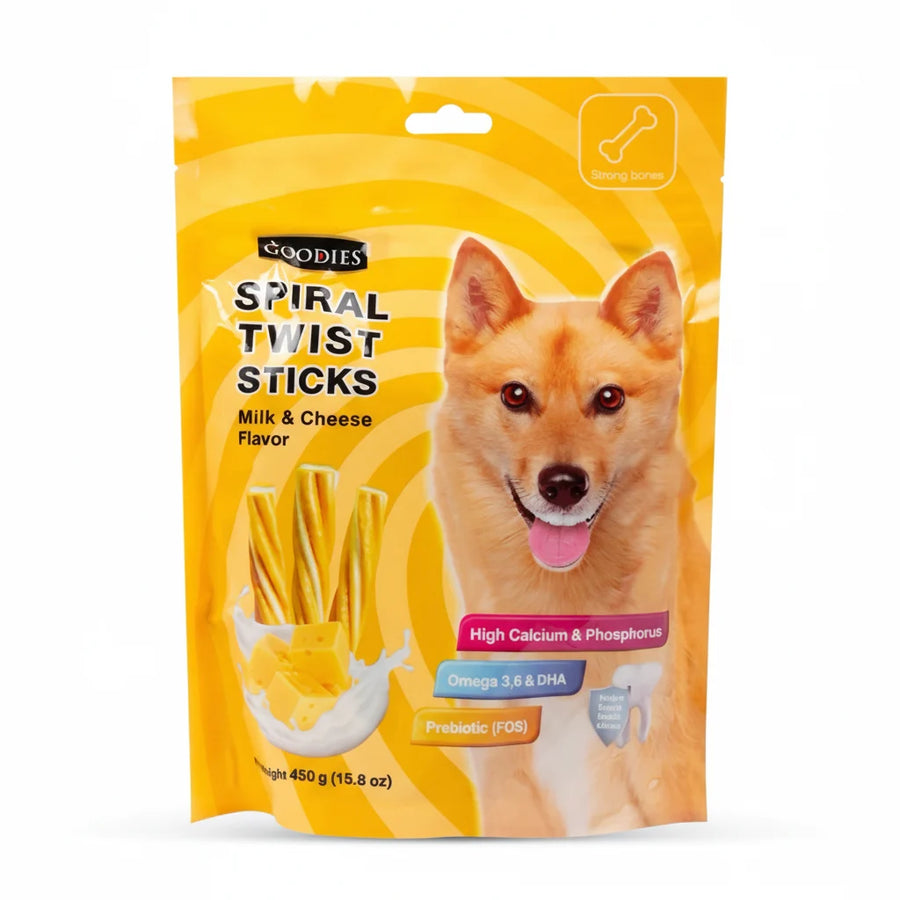 Goodies Spiral Twist Sticks Dog Treat