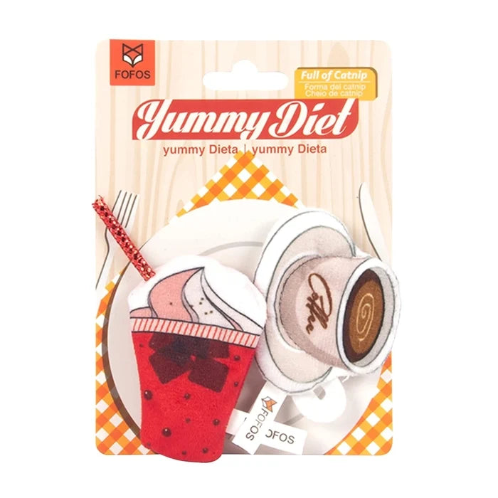 Fofos Yummy Diet Cat Plush Toys