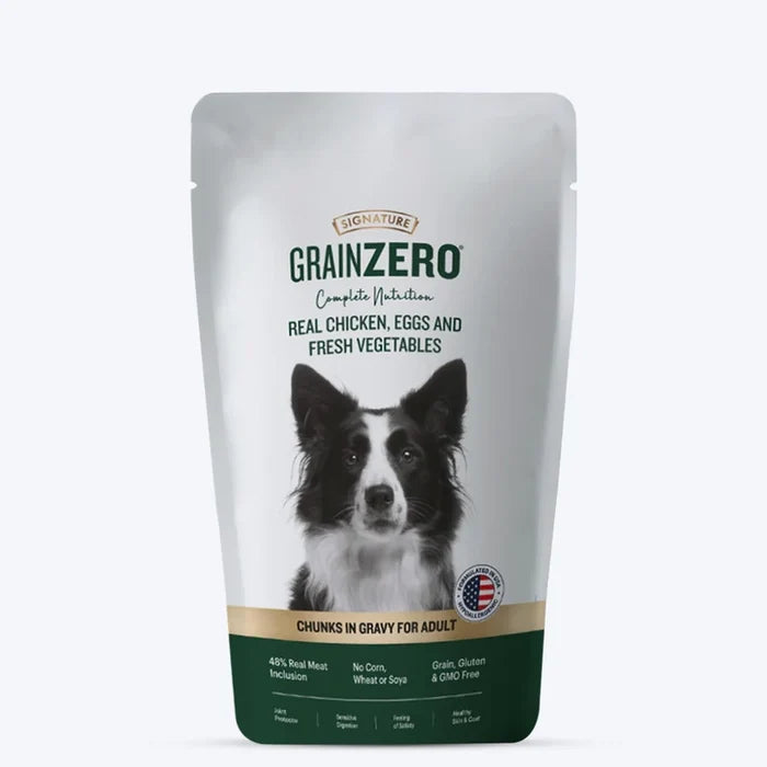Signature Grain Zero Chicken Chunks for Adult & Senior Dog Wet Food