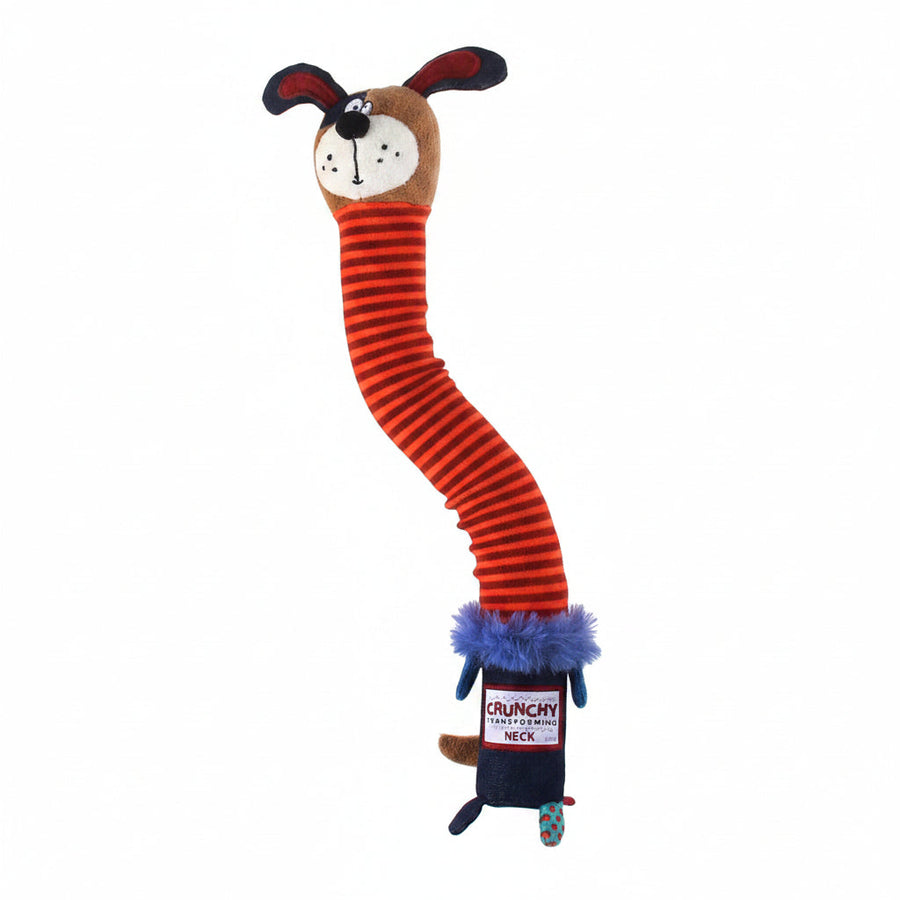 Gigwi Crunchy Transforming Neck Dog Toy