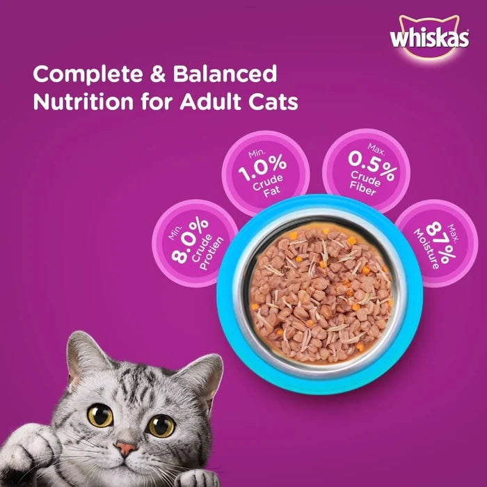 Whiskas Tasty Mix Chicken with Salmon Wakame Seaweed Cat Wet Food