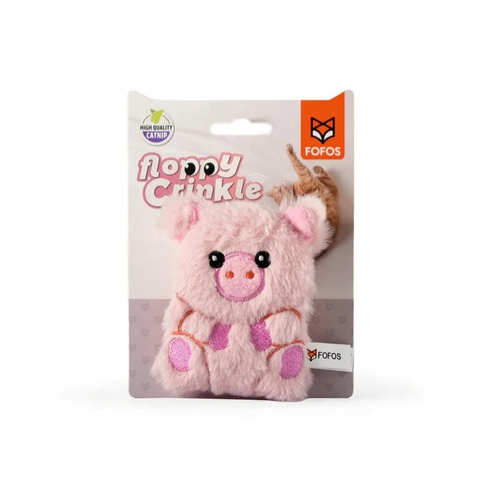 Fofos Floppy Crinkle Cat Toys