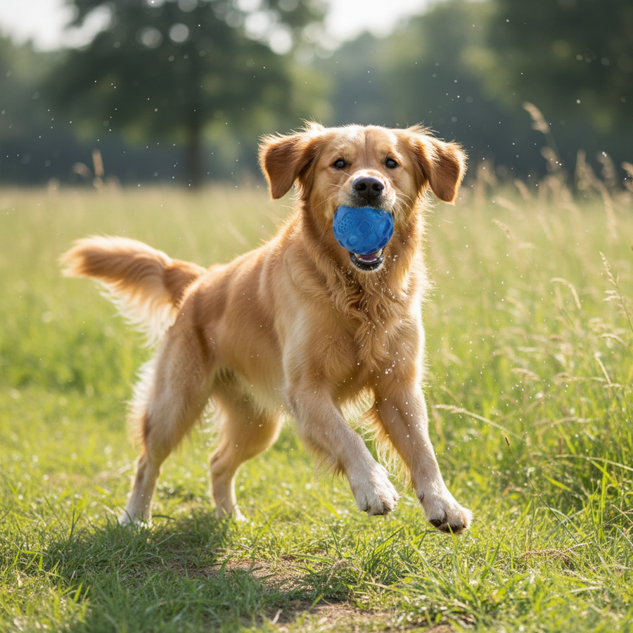 M-Pets Squeaky Ball Toy for Dogs