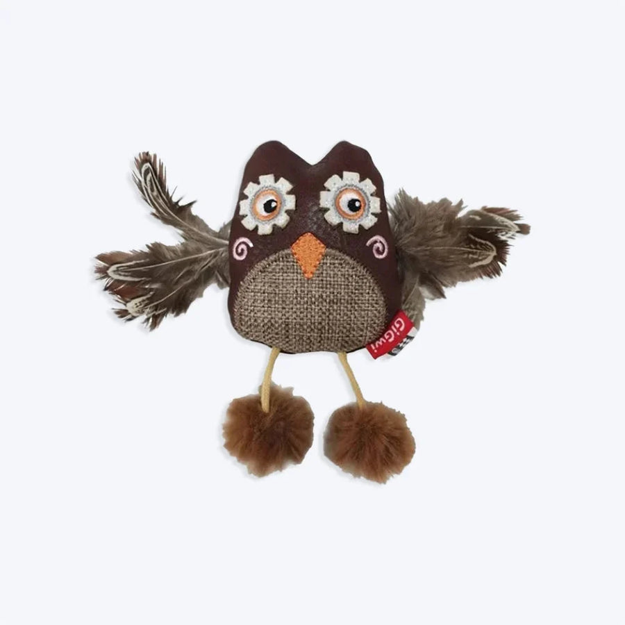 GiGwi Owl Catch and Scratch Toy for Cats