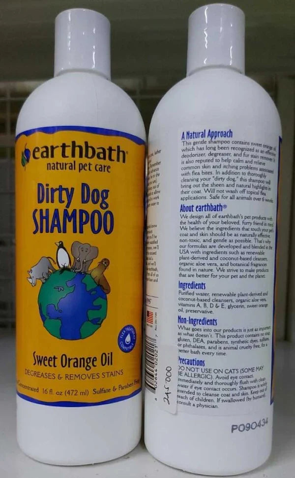 Earthbath Sweet Orang Oil Dog Shampoo