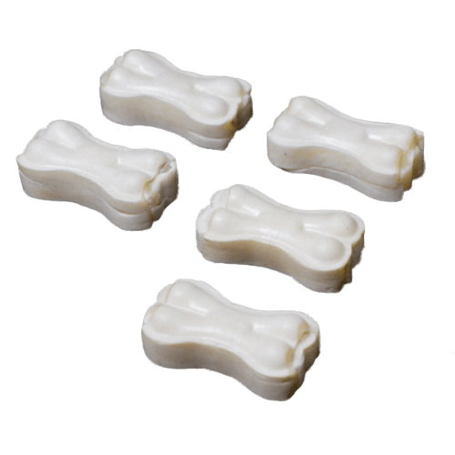 Boonie Bites Premium White Pressed 2 Inch Bones Dog Treats