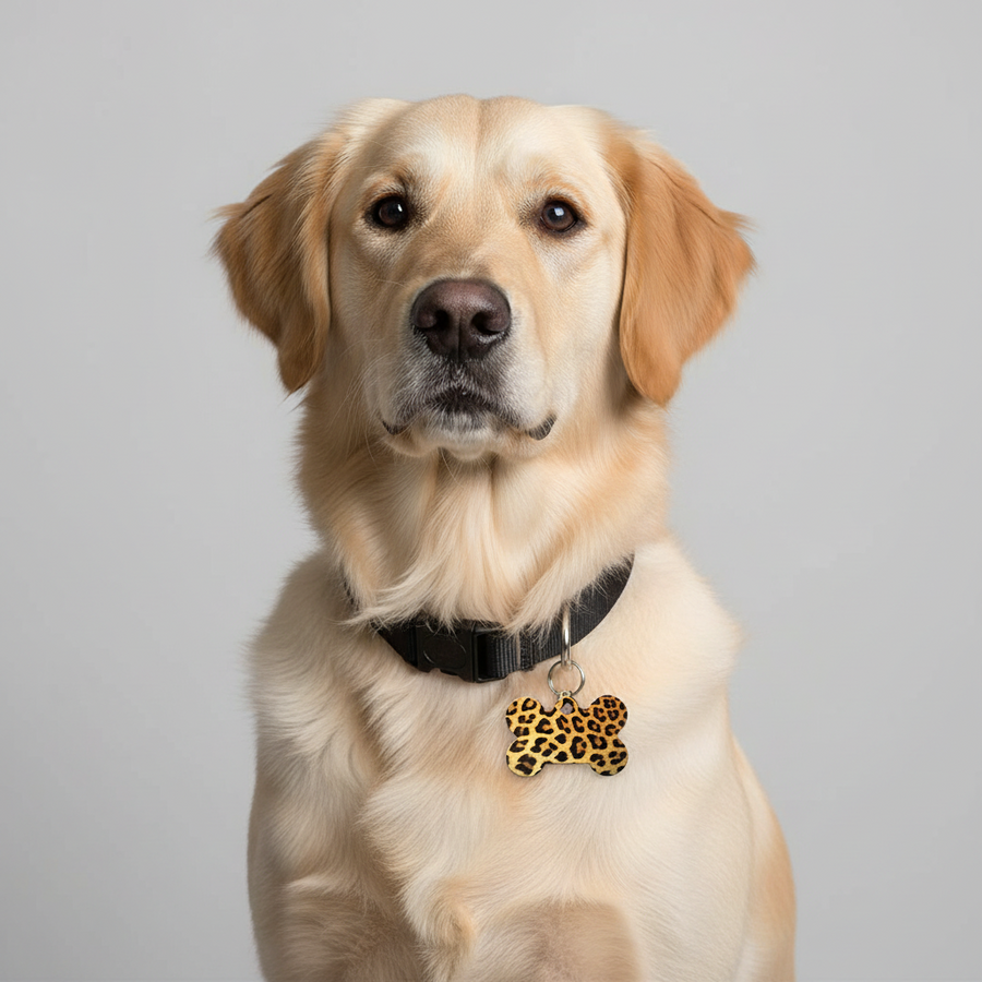 Quick Tag -Dog Name Tag Bone Large