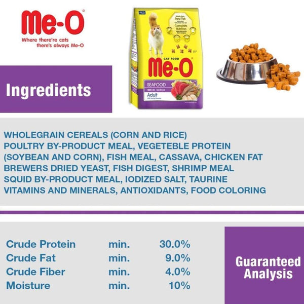 Me-O Sea Food Adult Cats Dry Food