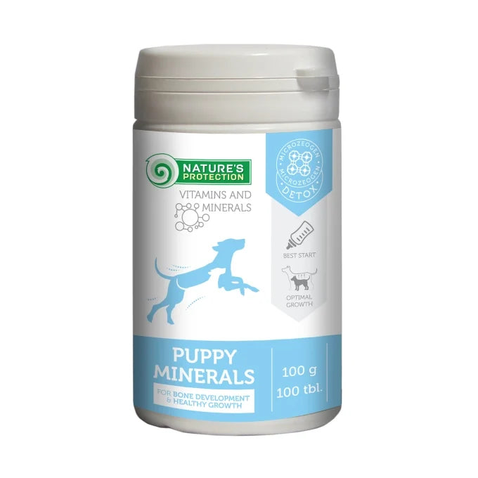 Nature's Protection Puppy Minerals Complementary Feed For Puppies For Bone Development & Healthy Growth