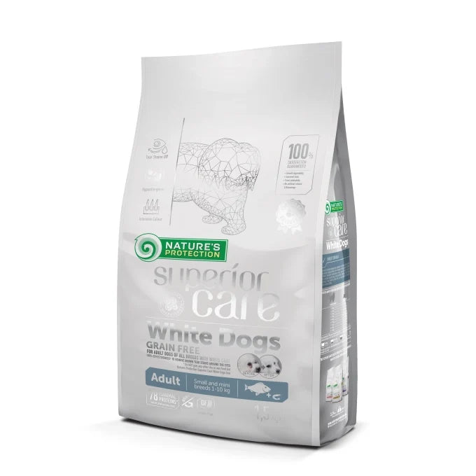 Nature's Protection Superior Care White Dogs Grain Free White Fish Adult Small and Mini Breeds Dog Dry Food