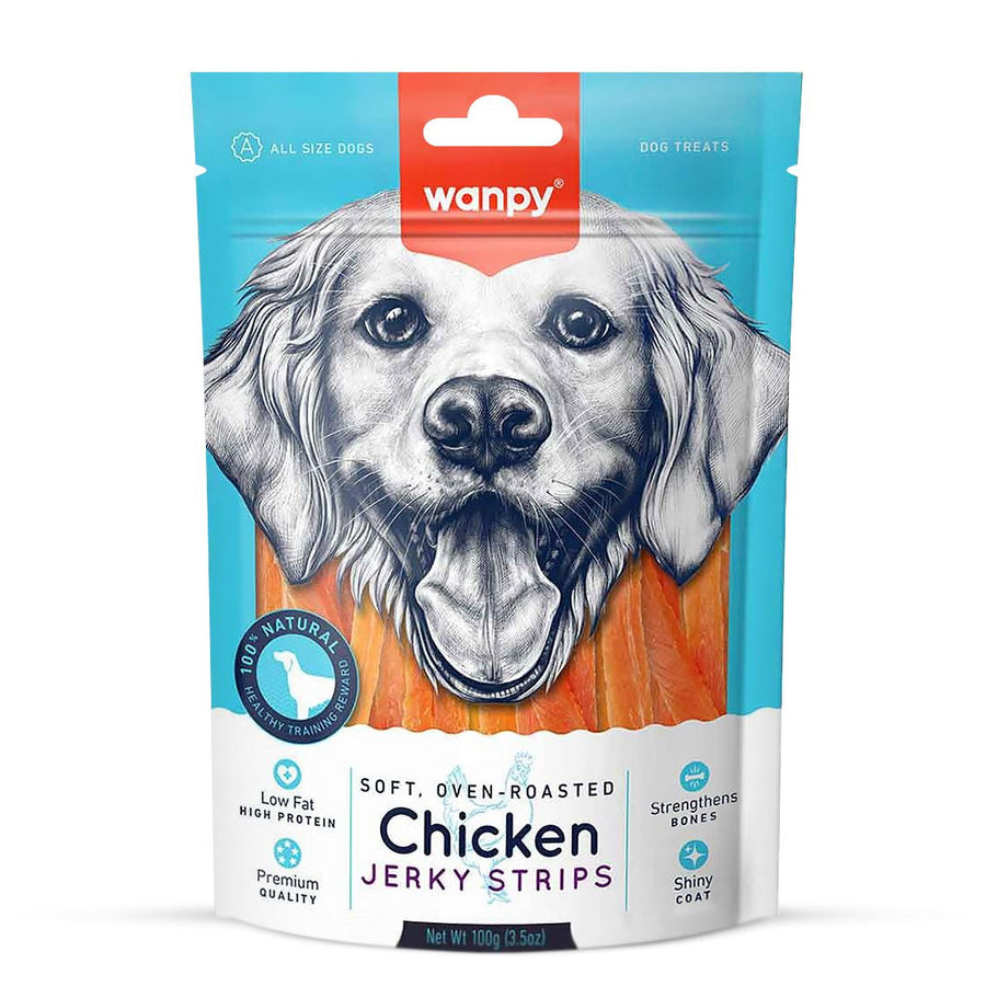 Wanpy Chicken Jerky Chips Treat