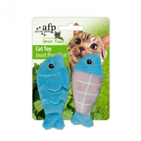 afp Green Rush Catch Of The Day Toy for Cats