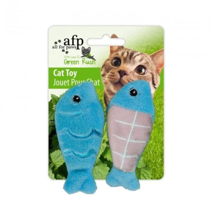 afp Green Rush Catch Of The Day Toy for Cats